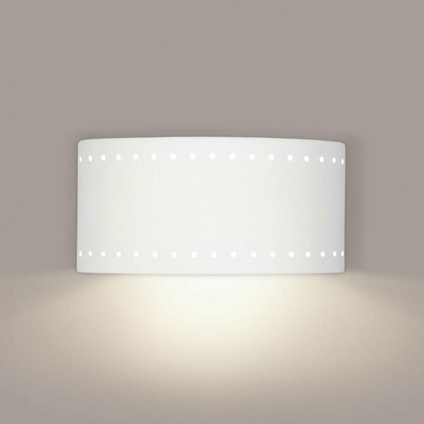 A19 Lighting Paros Downlight E26 Base Dimmable LED Wall Sconce, Bisque 1703-1LEDE26